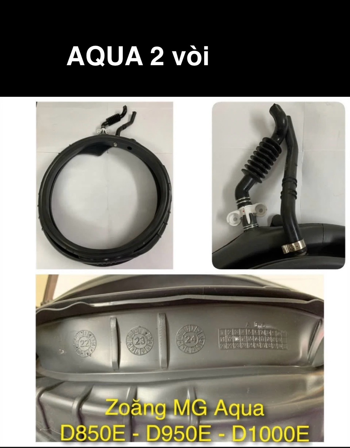 Zong cửa MG AQUA (2 vòi)